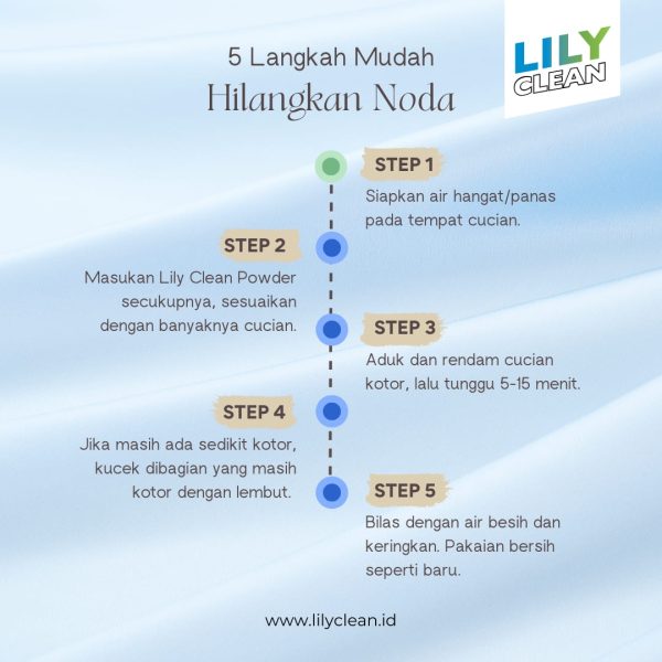 Cara Pakai Lili Clean 500g
