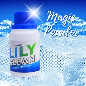 lily clean dengan magic powder