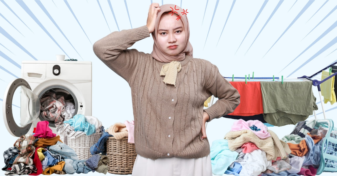 lily clean lawan noda pakaian bandel